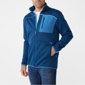 Volvo Jacket Men’s Large Blue Performance Full Zip Driving Sweden Official
